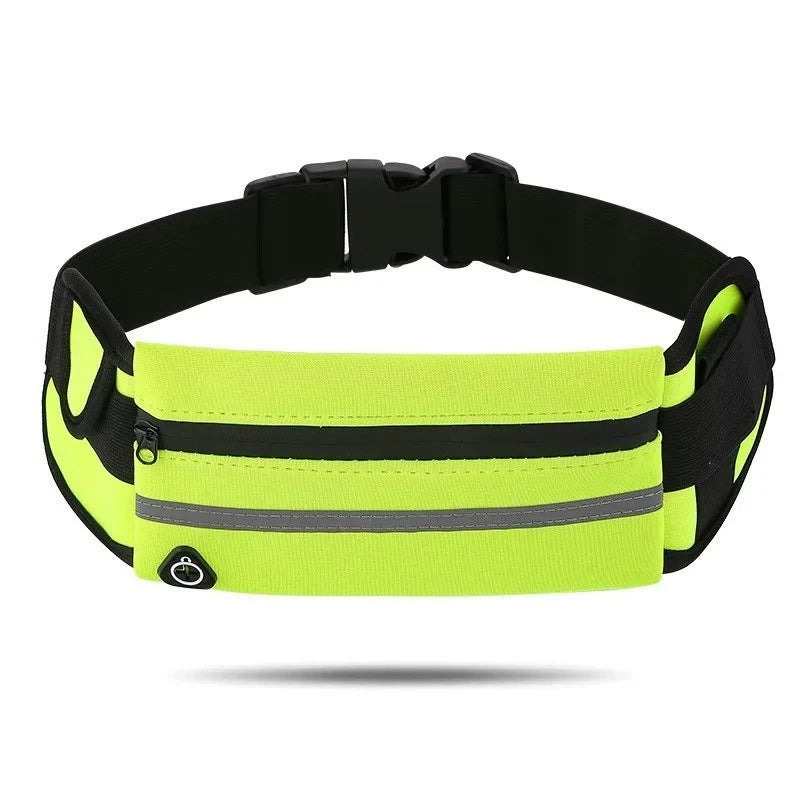 Waterproof Sport Runner Waist Bum Bag Running Jogging Belt Pouch Zip Fanny Pack
