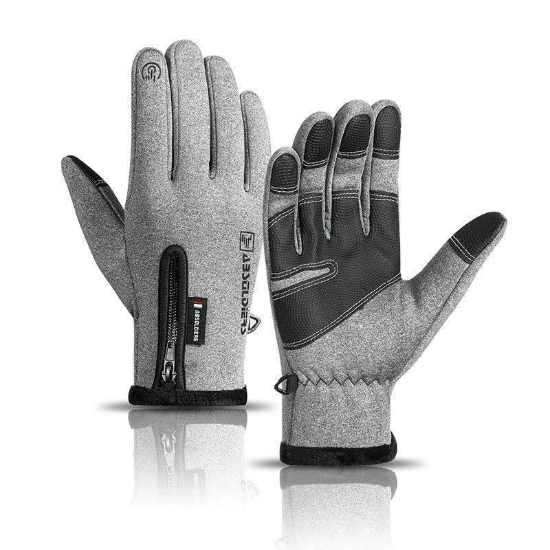 Waterproof Winter Fishing Gloves 2 Finger Flip Windproof Thermal Angling UK