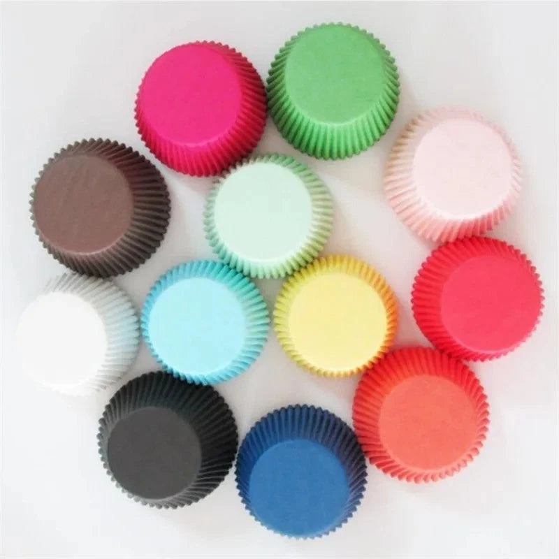 Quality Paper Cupcake Cases - Muffin Baking Cup Cake  100pcs