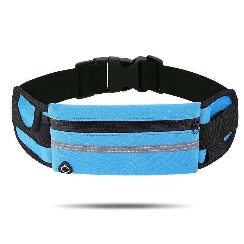 Waterproof Sport Runner Waist Bum Bag Running Jogging Belt Pouch Zip Fanny Pack