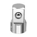 Cr-V Steel Ratchet Socket Adapter — 1/4" Female to 1/2" Male Reducer