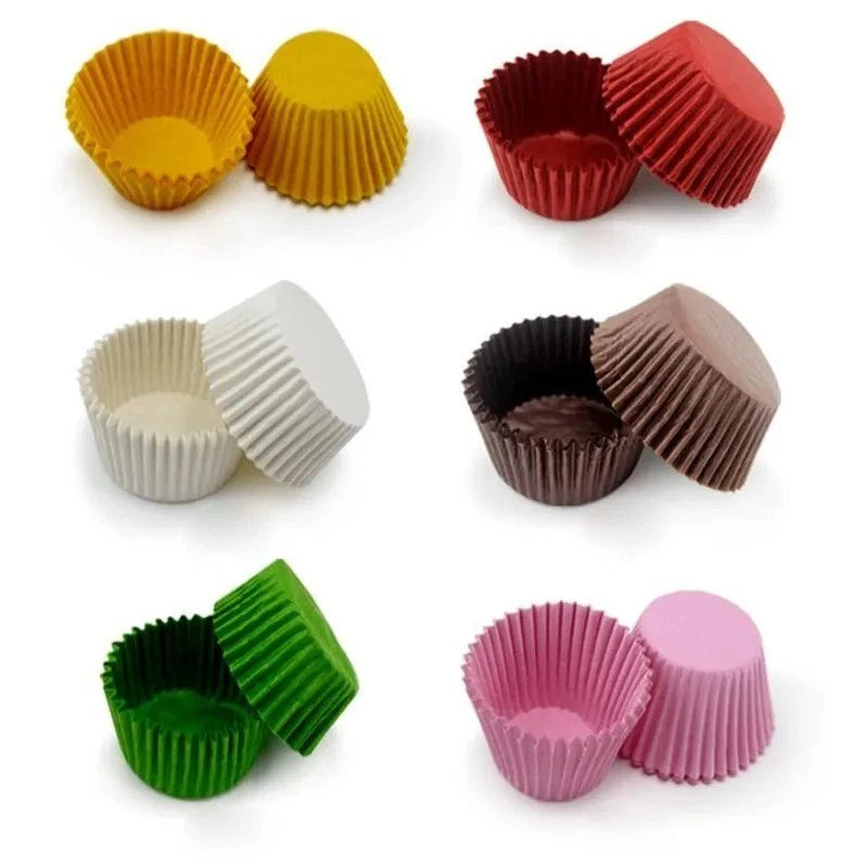 Quality Paper Cupcake Cases - Muffin Baking Cup Cake  100pcs
