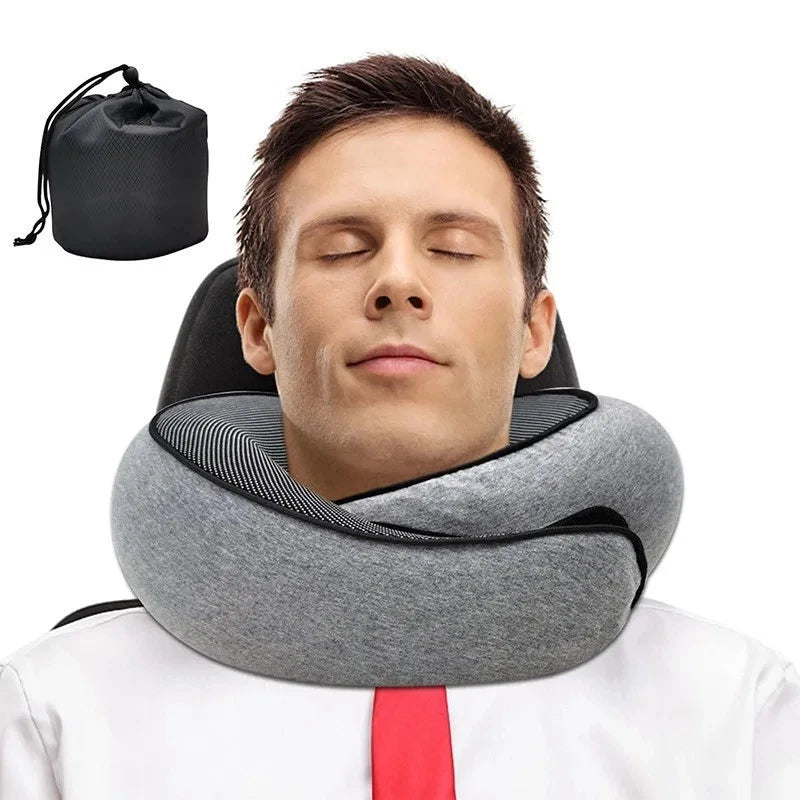 Travel Pillow U Shaped Memory Foam Neck Pillow Support Head Car Plane Cushion UK