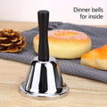 Stainless Steel Hand Bell Loud Reception Service Desk Counter Tea Dinner Bell