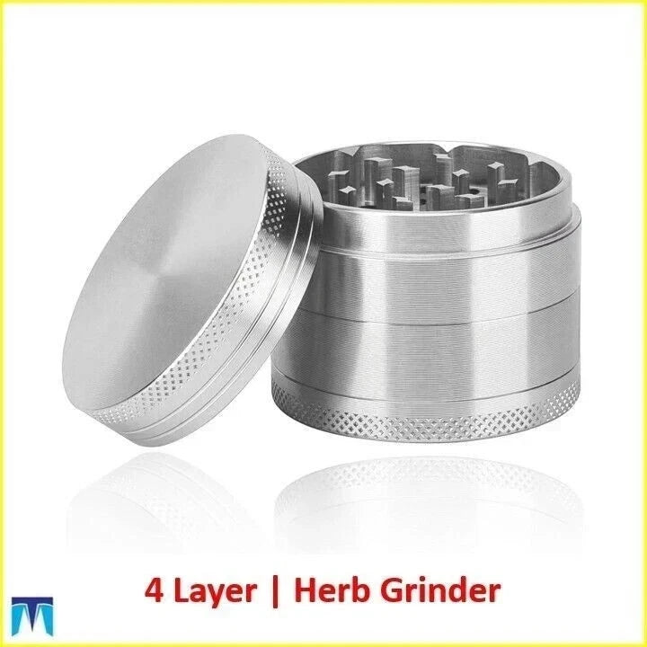 Stainless Steel Magnetic Herb Grinder — Hand Crusher Spice Shredder
