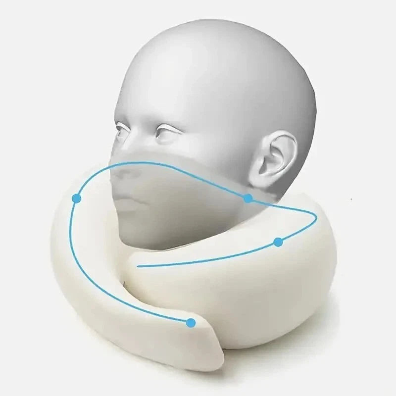 Travel Pillow U Shaped Memory Foam Neck Pillow Support Head Car Plane Cushion UK