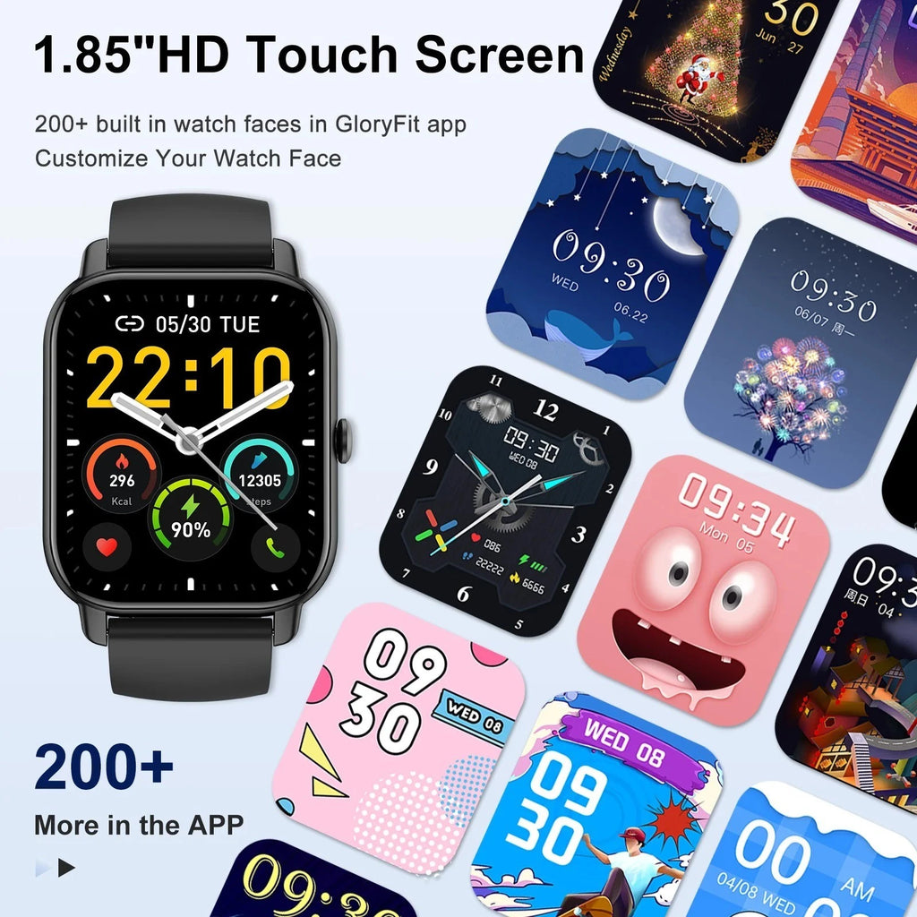 UK Best Smart Watch Men 2025 with Blood Pressure Phone Call Watch for Android