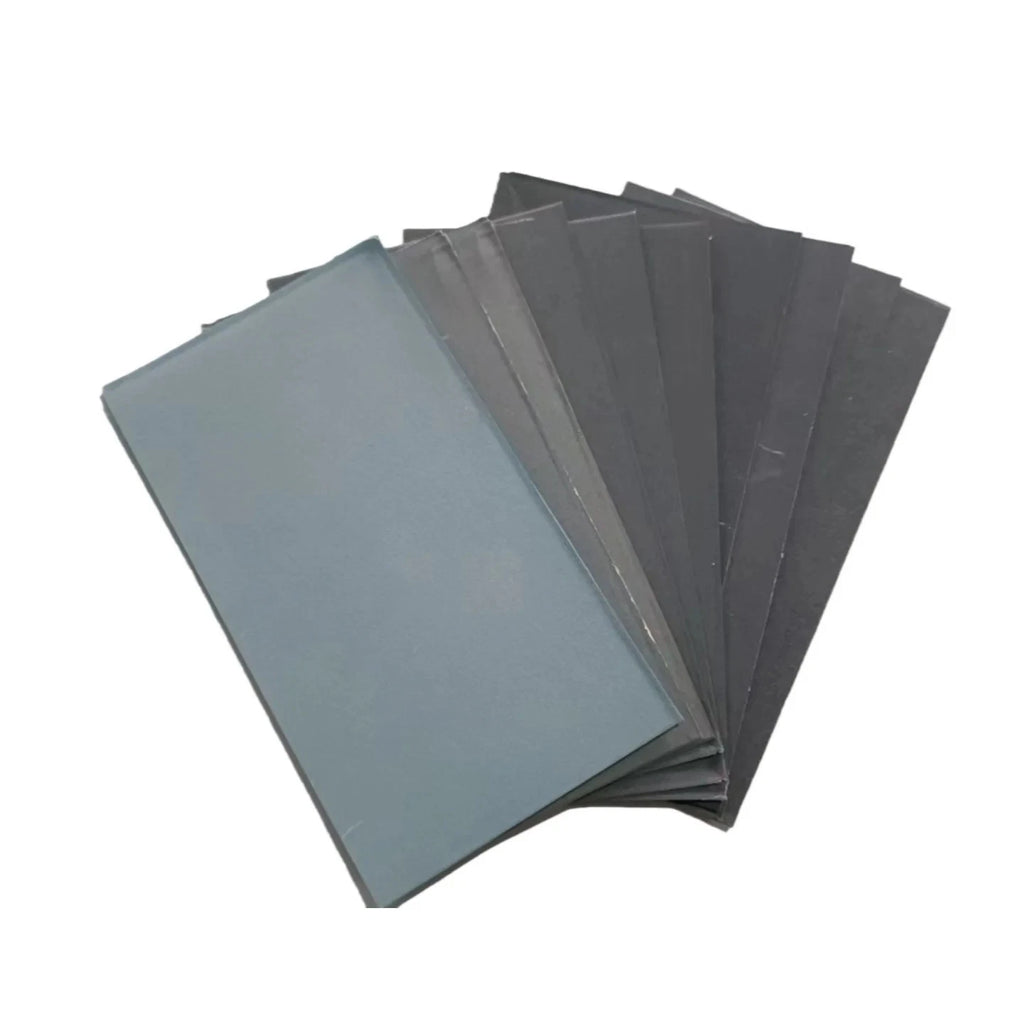 Wet & Dry Sandpaper Assortment Set — 15 Sheets, 9 Grit Sizes (400-2500)