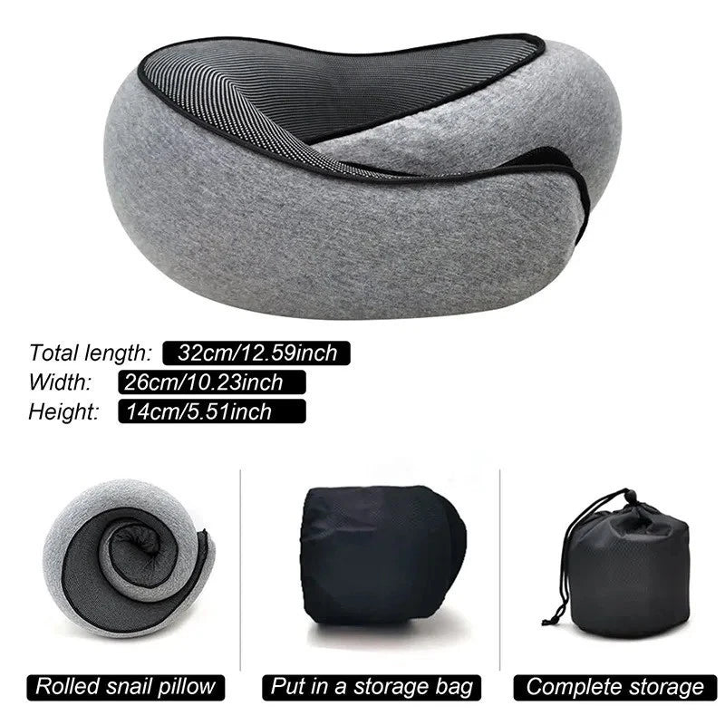 Travel Pillow U Shaped Memory Foam Neck Pillow Support Head Car Plane Cushion UK