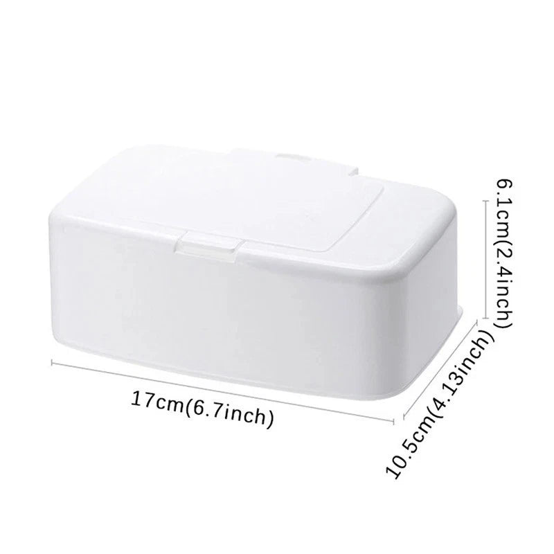 Portable Wet Wipes Dispenser Box Tissue Holder Case Car Home Office