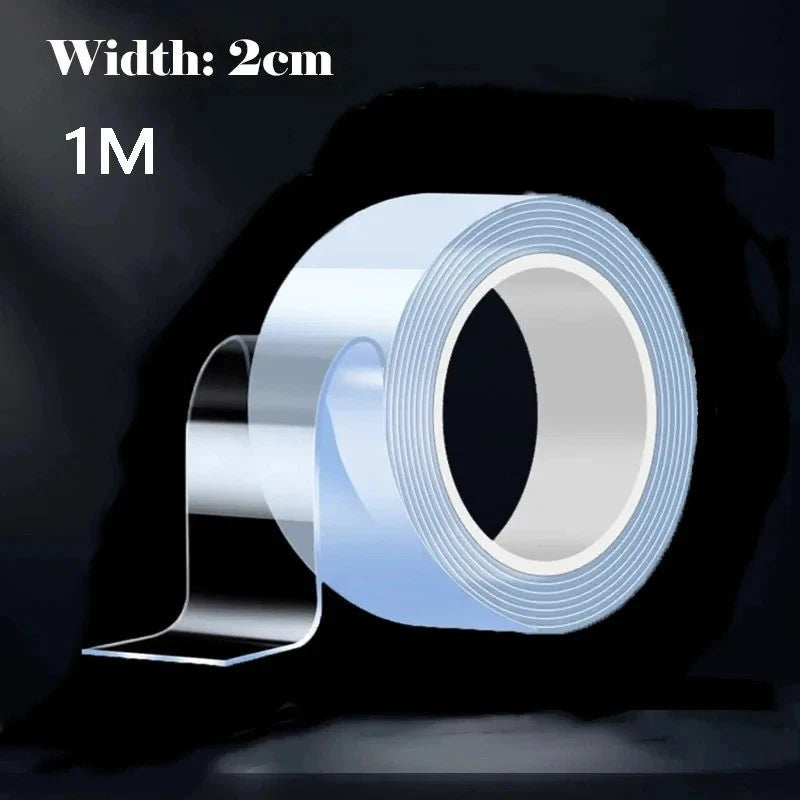 Reusable Double Sided Waterproof Adhesive Tape Kitchen Bathroom Strong Grip