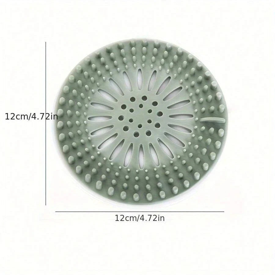 Silicone Floor Drain Cover – Hair Catcher, Anti-Block, Bathroom & Sink Filter