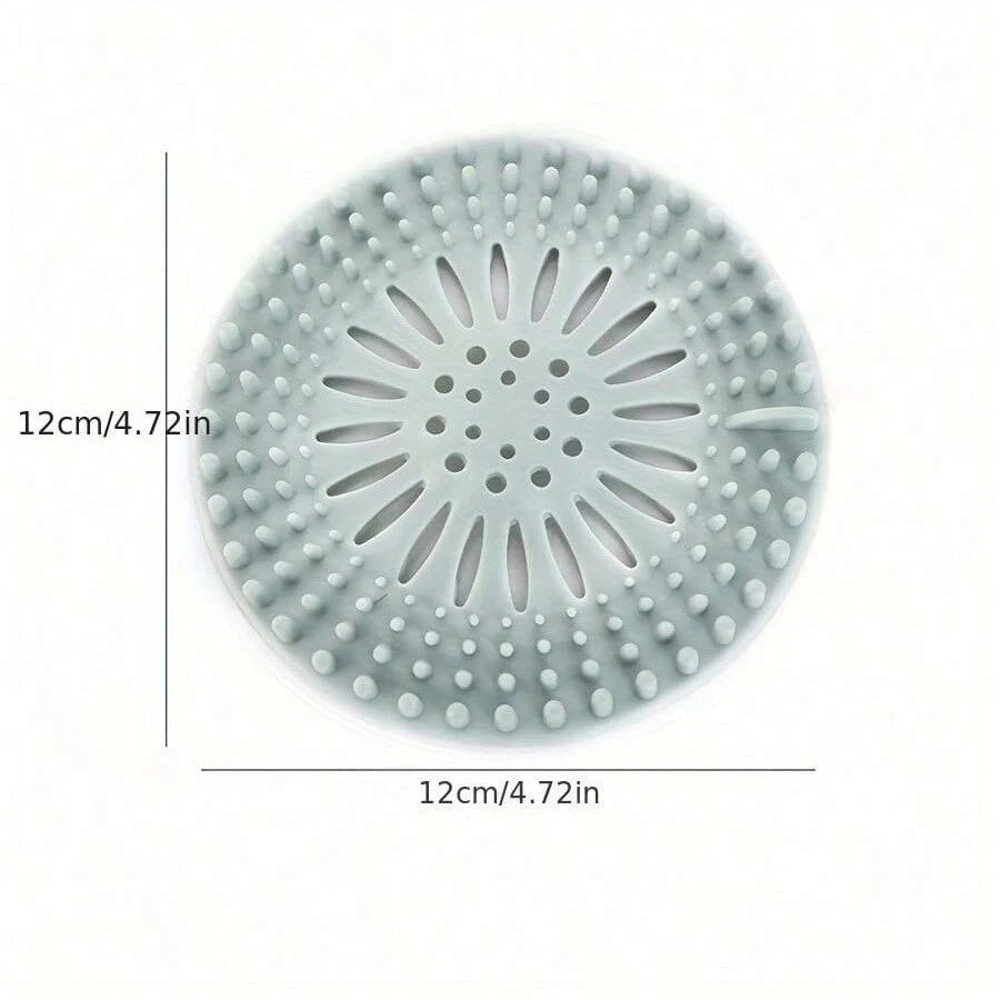 Silicone Floor Drain Cover – Hair Catcher, Anti-Block, Bathroom & Sink Filter