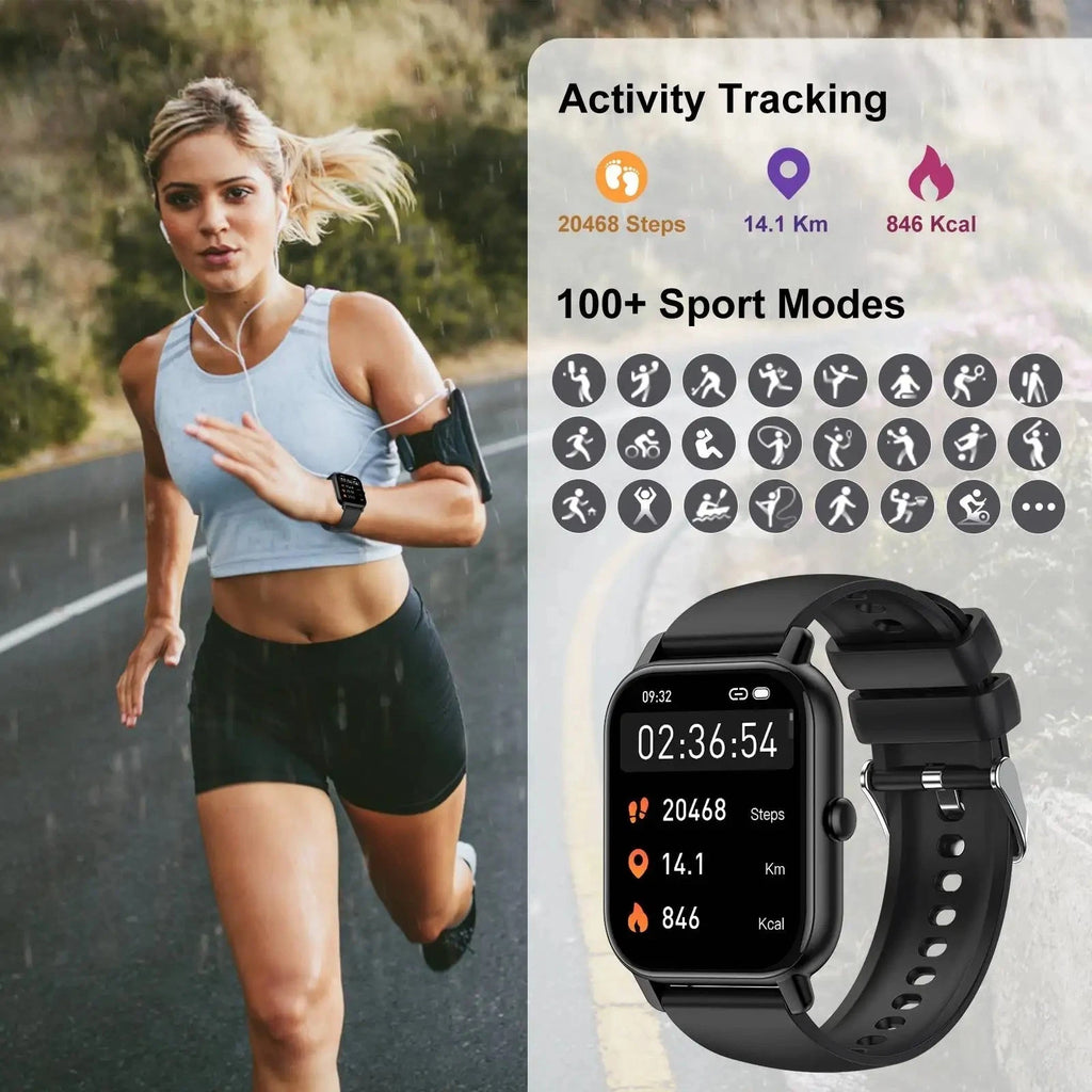 UK Best Smart Watch Men 2025 with Blood Pressure Phone Call Watch for Android