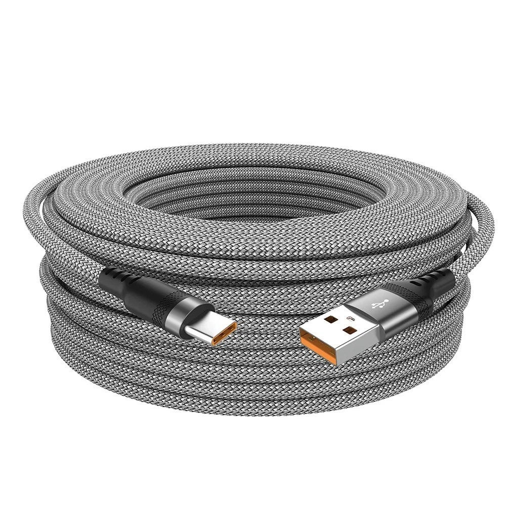 USB Type-C Cable 5A Super Fast Charging Extension 3m/5m/8m for Universal Samsung
