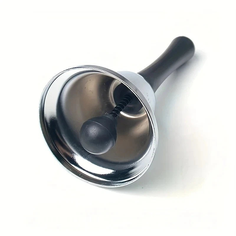Stainless Steel Hand Bell Loud Reception Service Desk Counter Tea Dinner Bell