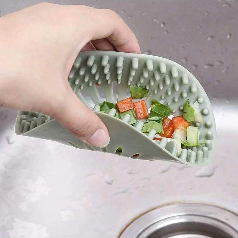 Silicone Floor Drain Cover – Hair Catcher, Anti-Block, Bathroom & Sink Filter