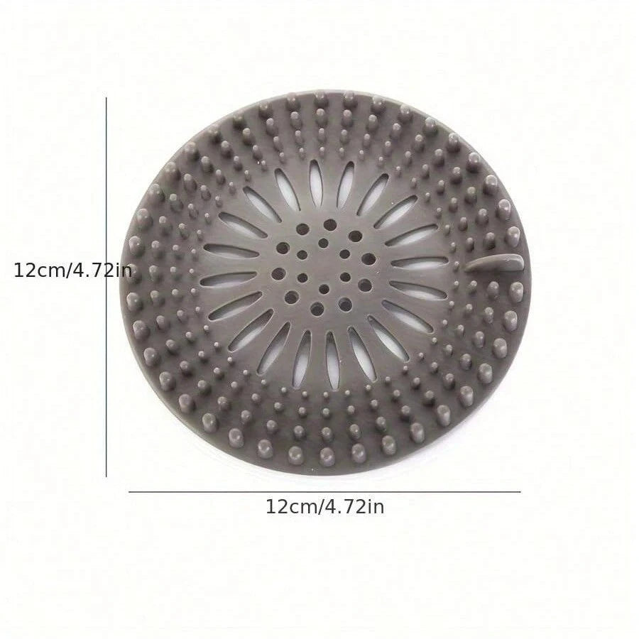 Silicone Floor Drain Cover – Hair Catcher, Anti-Block, Bathroom & Sink Filter