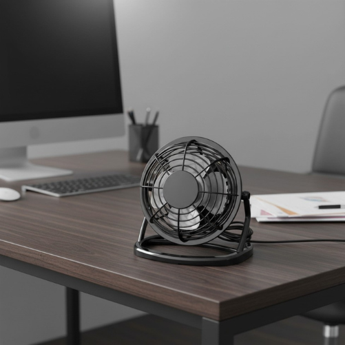 Mini USB Desktop Fan — Portable Quiet Cooling for Laptop, PC & Office